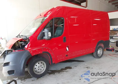 2019 Ram Promaster 2500 High Roof 136 Wb z USA, uszkodzony, nr VIN 3C6TRVCG0KE509757